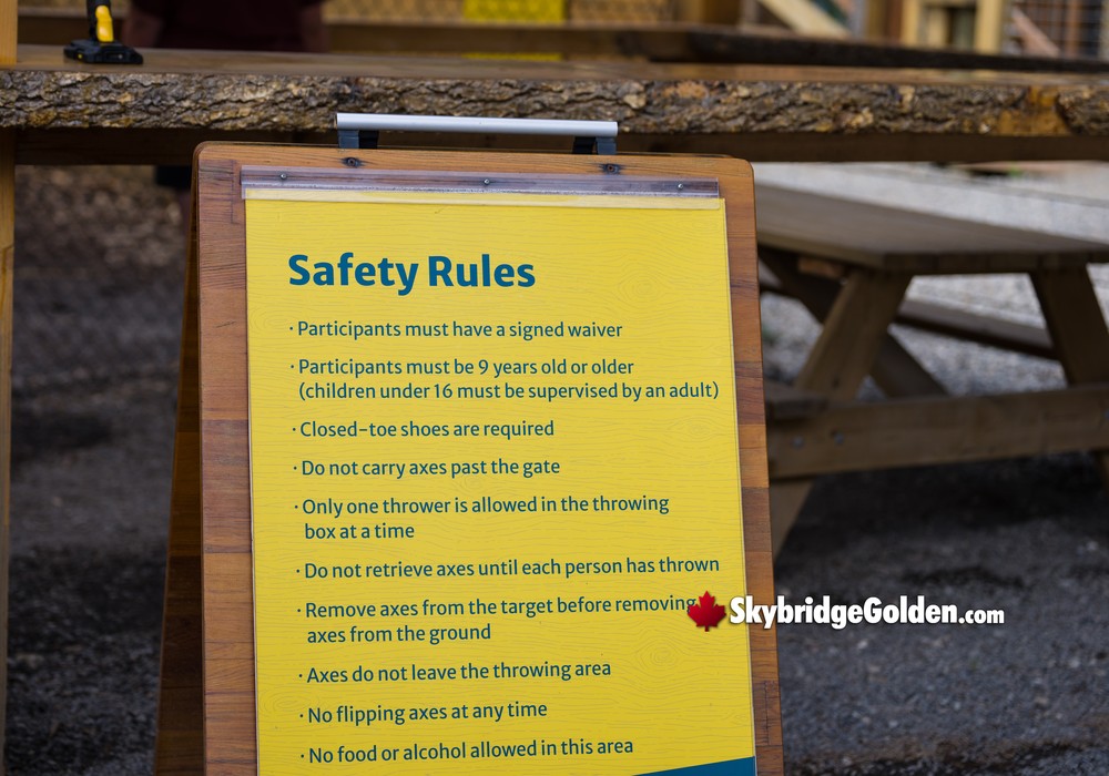 Axe Throwing Safety Rules