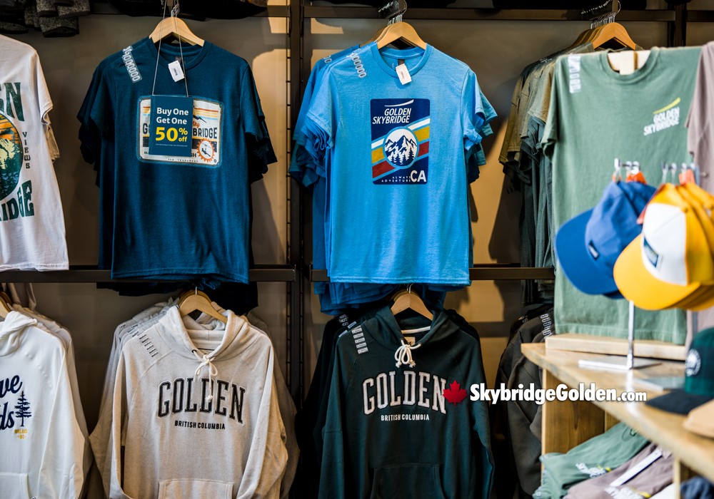 Gift Shop Shirts Close Up
