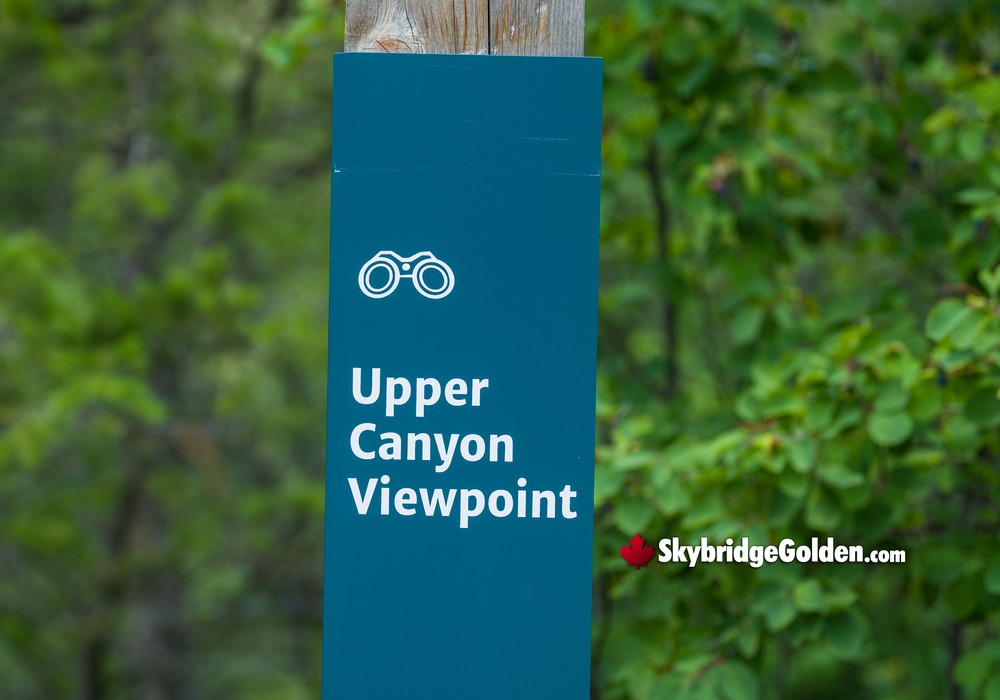Upper Canyon Viewpoint Sign