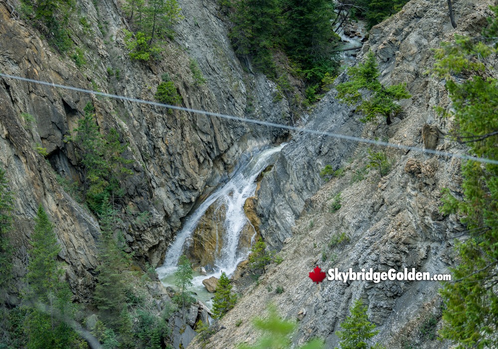 Waterfall by Zip Line