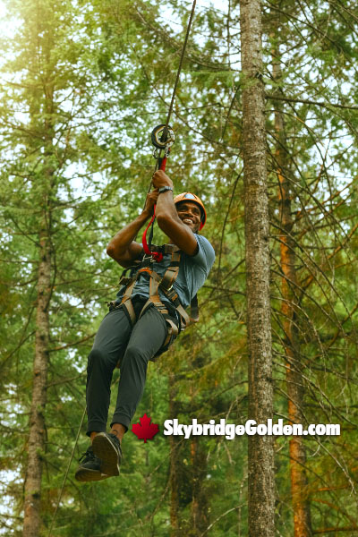 Giant Canyon Swing at Golden Skybridge